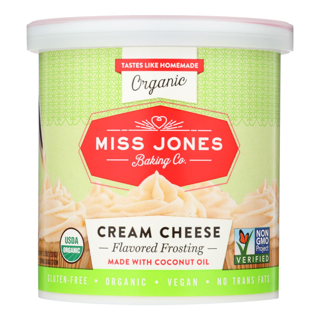 Miss Jones Baking Co Organic Cream Cheese - Case Of 6 - 11.29 Oz - Maras Green