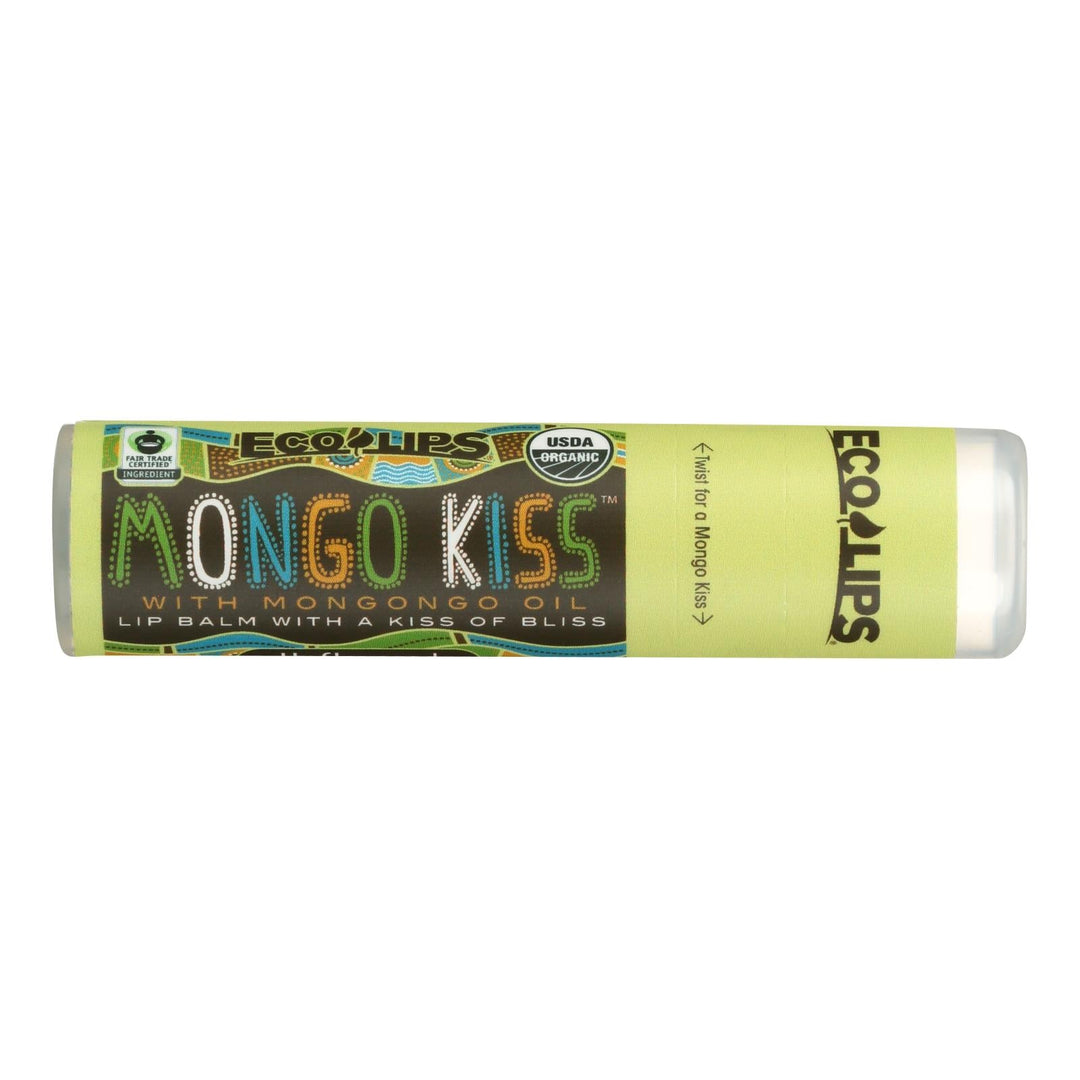 Mongo Kiss - Lip Balm - Organic - Unflavored - Case Of 15 - .25 Oz - Maras Green