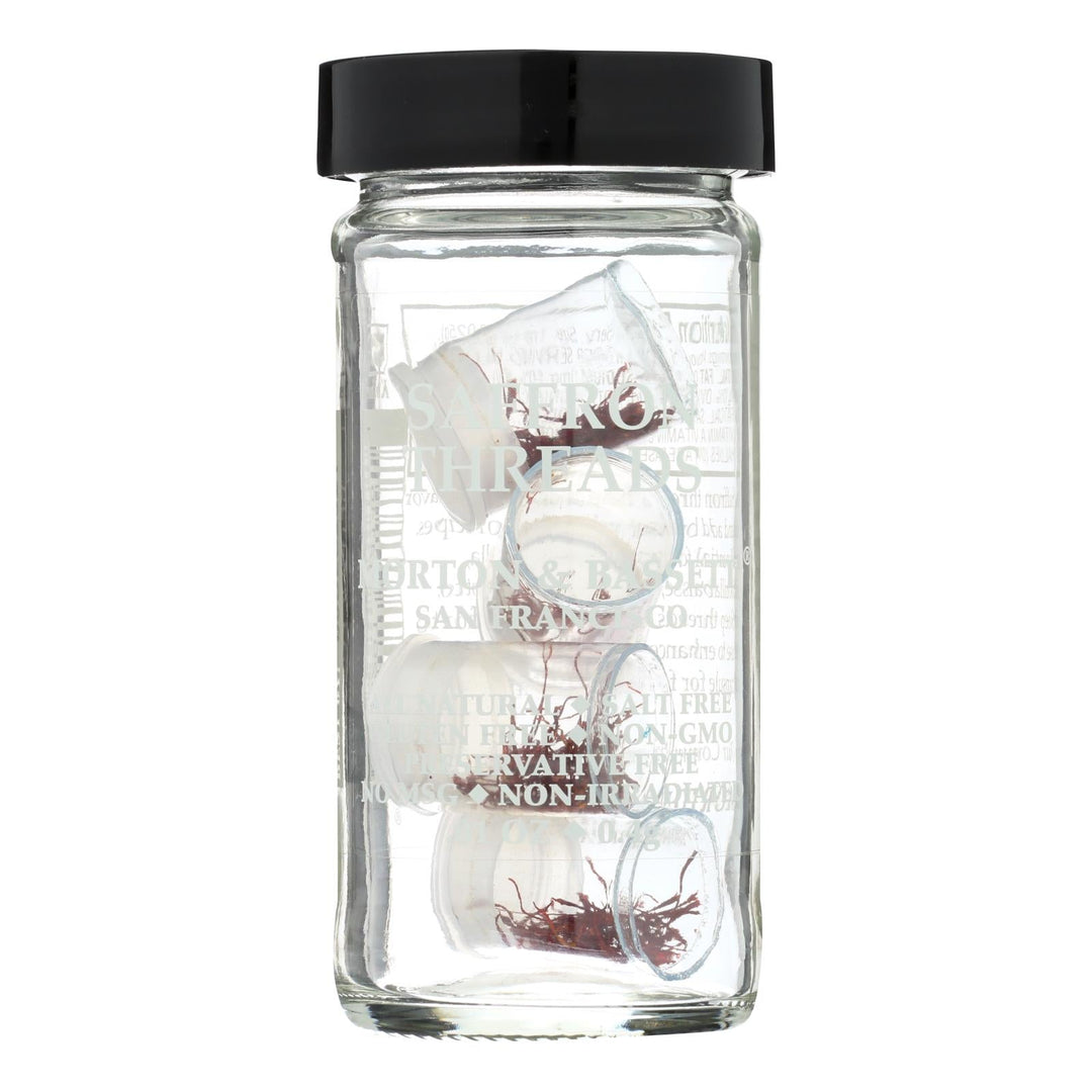 Morton And Bassett Saffron Threads - .02 Oz - Case Of 3 - Maras Green