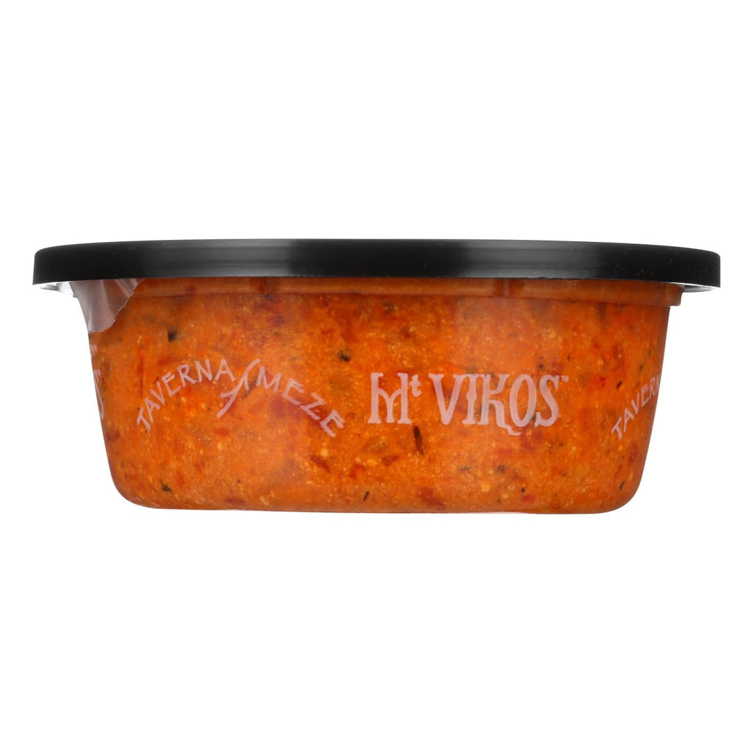 Mt Vikos Red Pepper And Feta Spread - Case Of 6 - 7.7 Oz - Maras Green