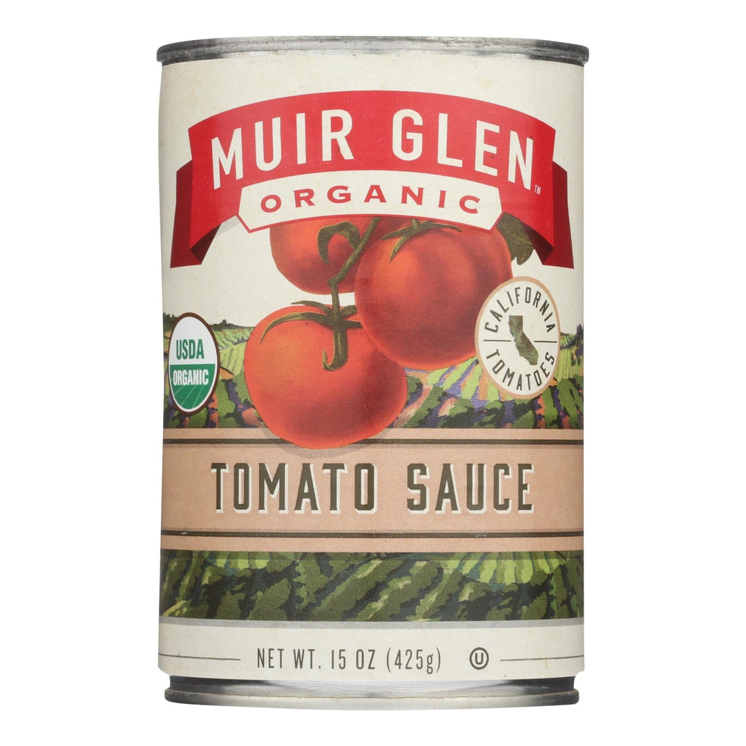 Muir Glen Tomato Sauce - Tomato - Case Of 12 - 15 Oz. - Maras Green