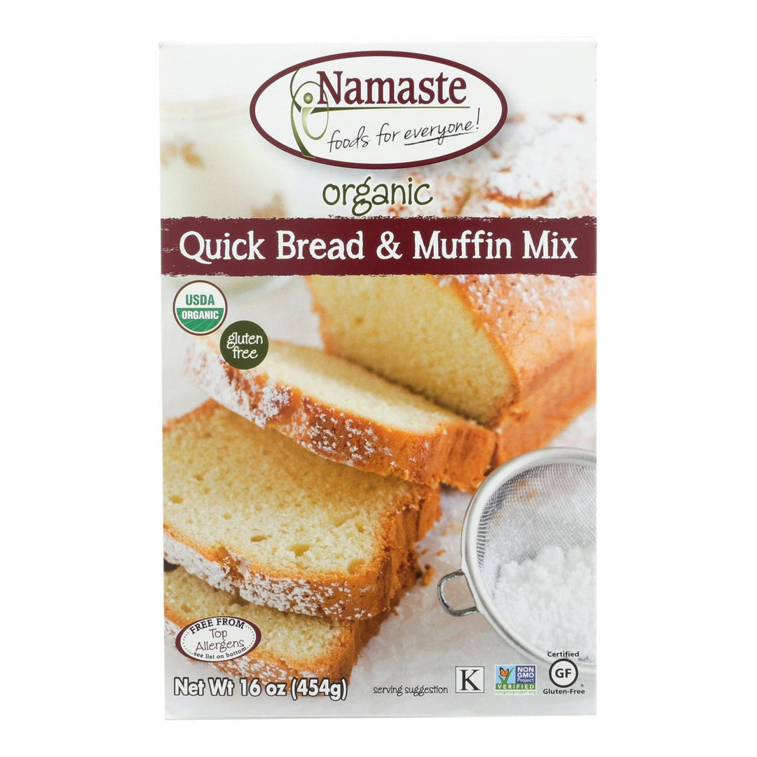 Namaste Foods Quick Bread And Muffin Mix - Case Of 6 - 16 Oz - Maras Green