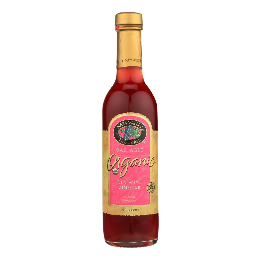Napa Valley Naturals Organic Red Wine - Vinegar - Case Of 12 - 12.7 Fl Oz. - Maras Green