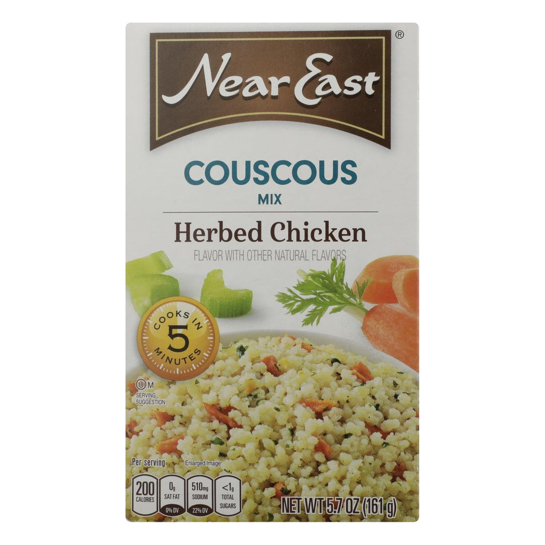 Near East Couscous Mix - Herb Chicken - Case Of 12 - 5.7 Oz. - Maras Green