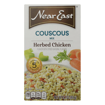 Near East Couscous Mix - Herb Chicken - Case Of 12 - 5.7 Oz. - Maras Green
