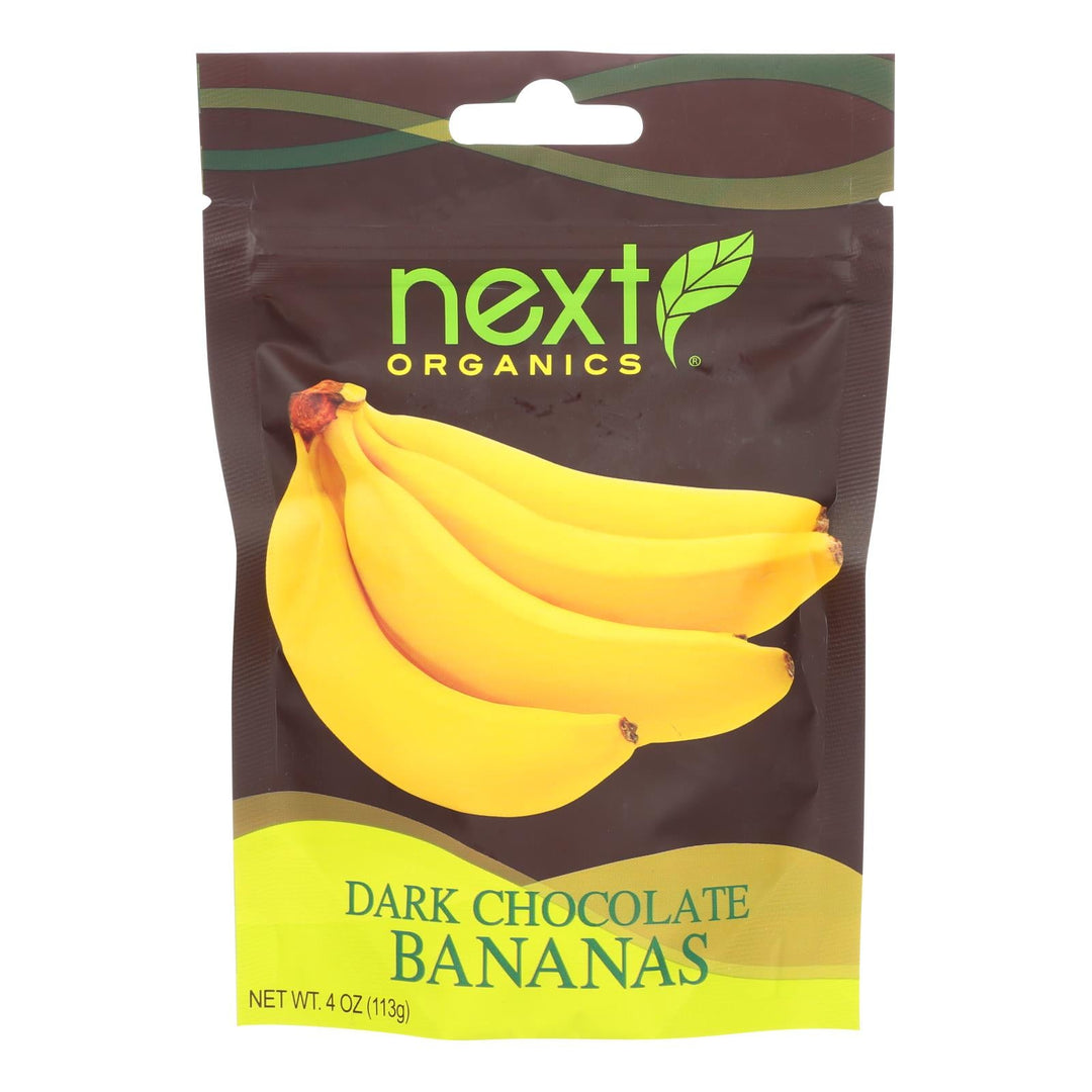 Next Organics Dark Chocolate - Bananas - Case Of 6 - 4 Oz. - Maras Green