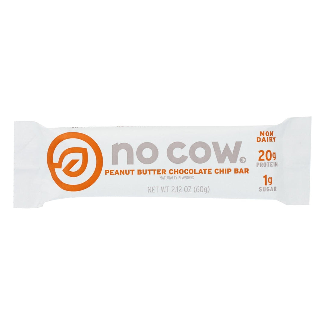 No Cow Bar Protein Bar - Case Of 12 - 2.12 Oz - Maras Green