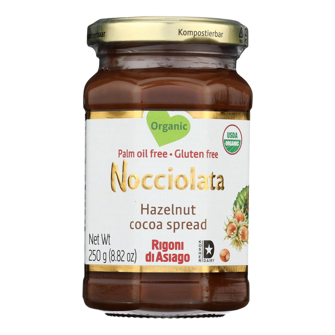 Nocciolata - Spread Organic Hazelnut Cocoa - Case Of 6 - 8.82 Ounces - Maras Green