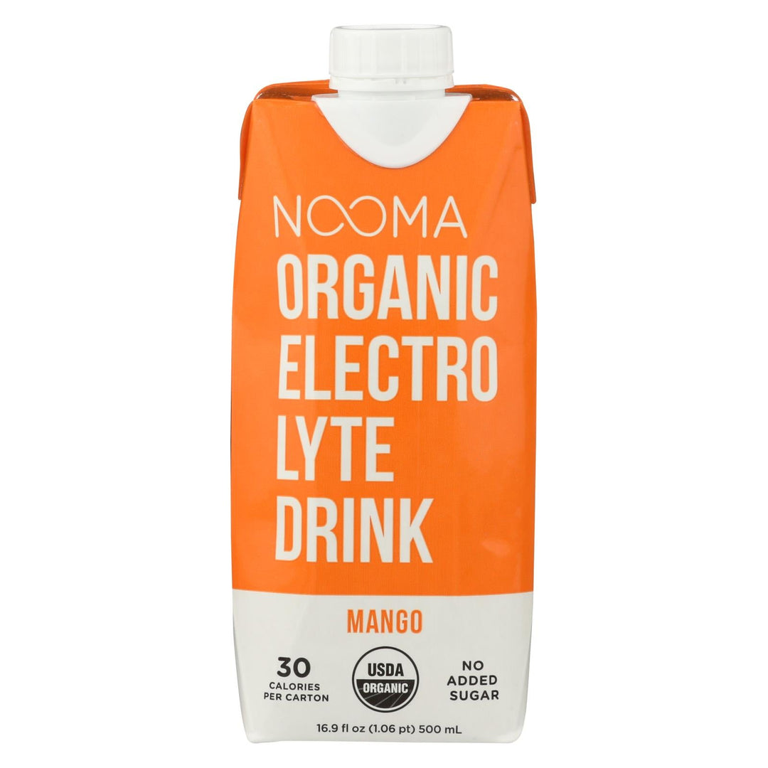 Nooma Electrolite Drink - Organic - Mango - Case Of 12 - 16.9 Fl Oz - Maras Green