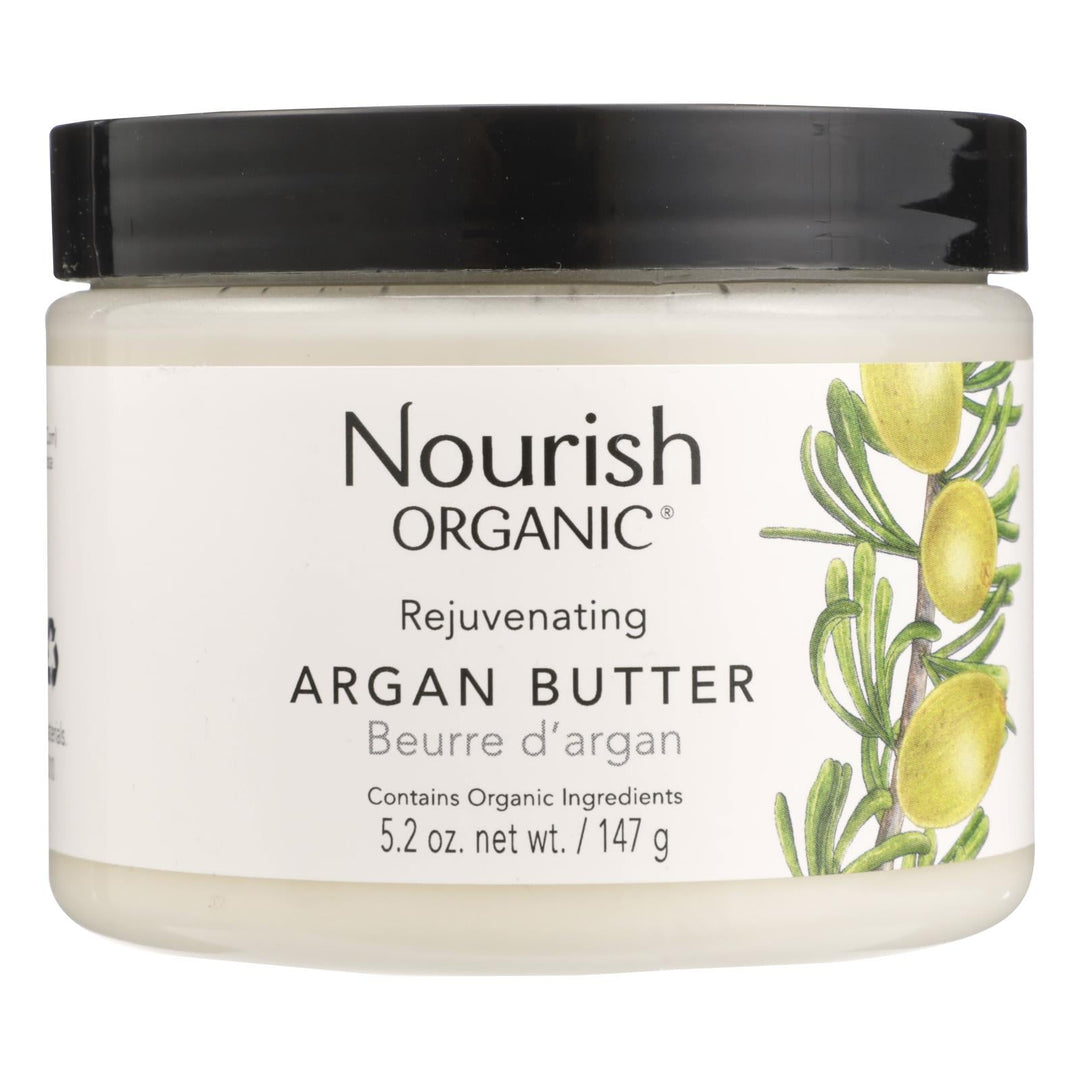 Nourish Argan Butter - Organic - Rejuvenating - 5.2 Oz - 1 Each - Maras Green