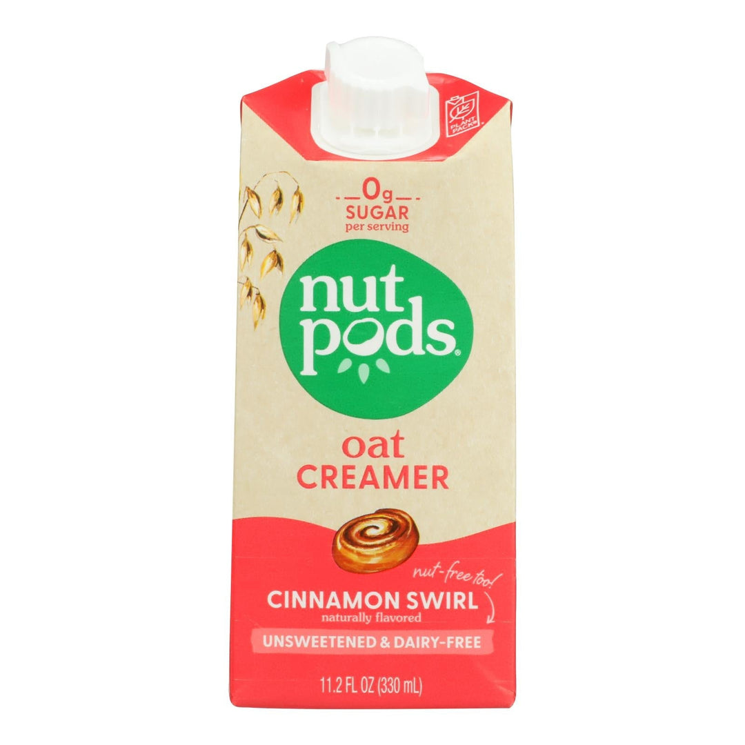 Nutpods - Crmr Oat Unswt Cinnamon Swrl - Case Of 12 - 11.2 Fz - Maras Green