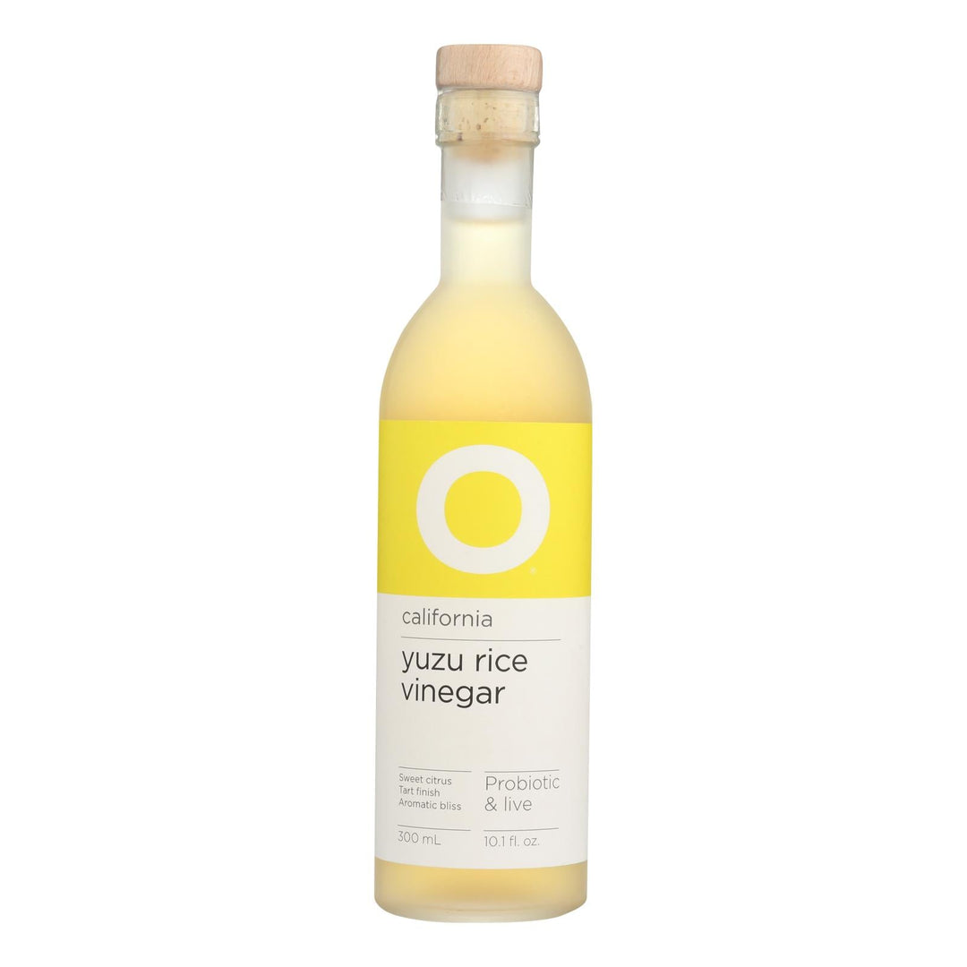 O® California Yuzu Rice Vinegar - Case Of 6 - 10.1 Fz - Maras Green