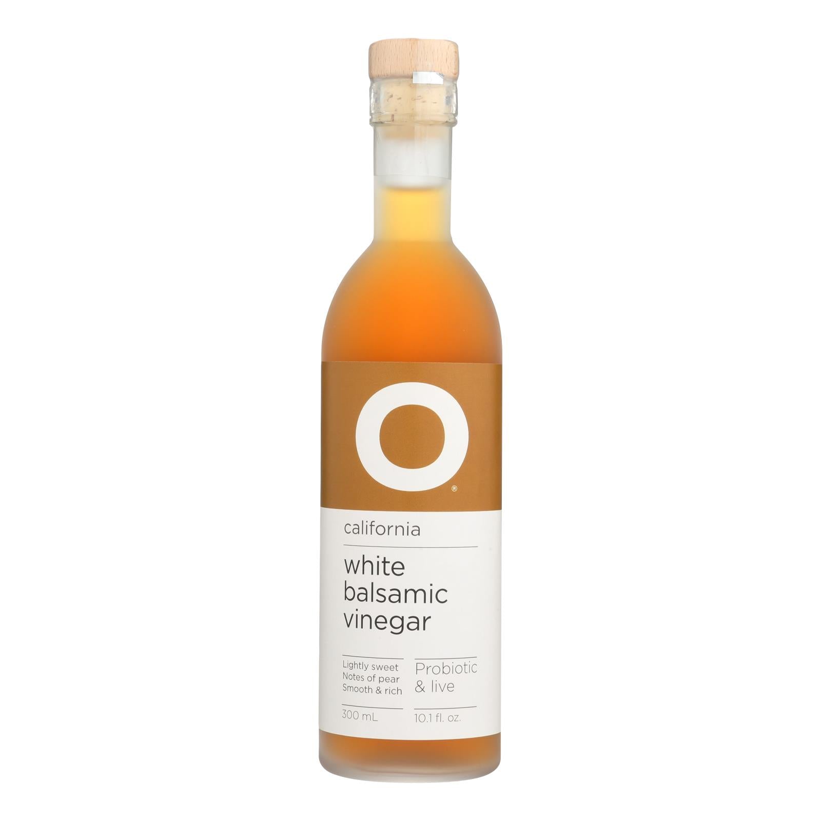 O Olive Oil California White Balsamic Vinegar - Case Of 6 - 10.1 Fz - Maras Green
