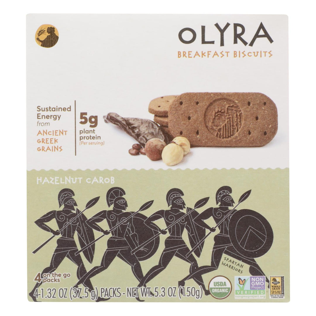 Olyra - Biscuit Hzlenut Carob - Case Of 6 - 5.3 Oz - Maras Green