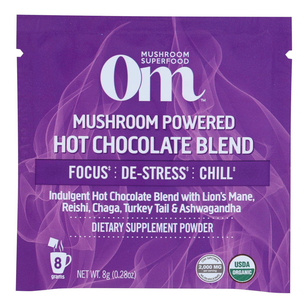 Om - Hot Chocolate Mushroom Pwdr - 1 Each 1 - 10 Ct - Maras Green
