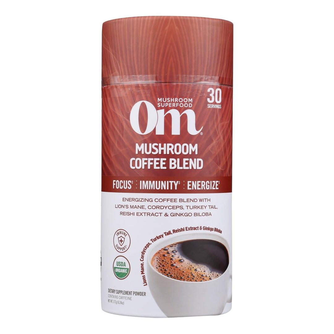 Om - Mushroom Coffee Blend - 1 Each - 6.24 Oz - Maras Green