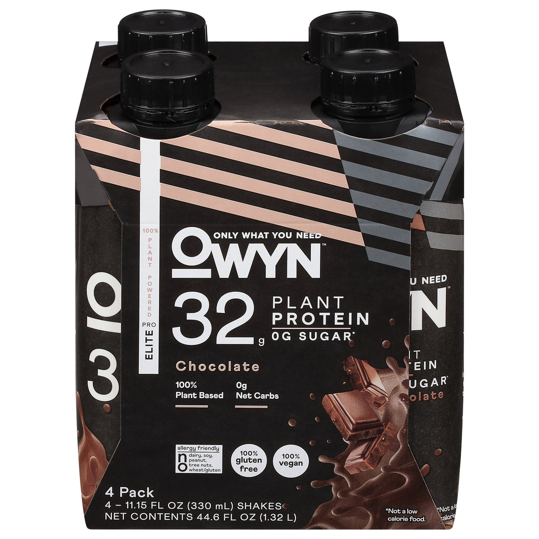 Only What You Need - Protein Drink Chocolate Elit Plntbs - Case Of 3 - 4/11.15z - Maras Green