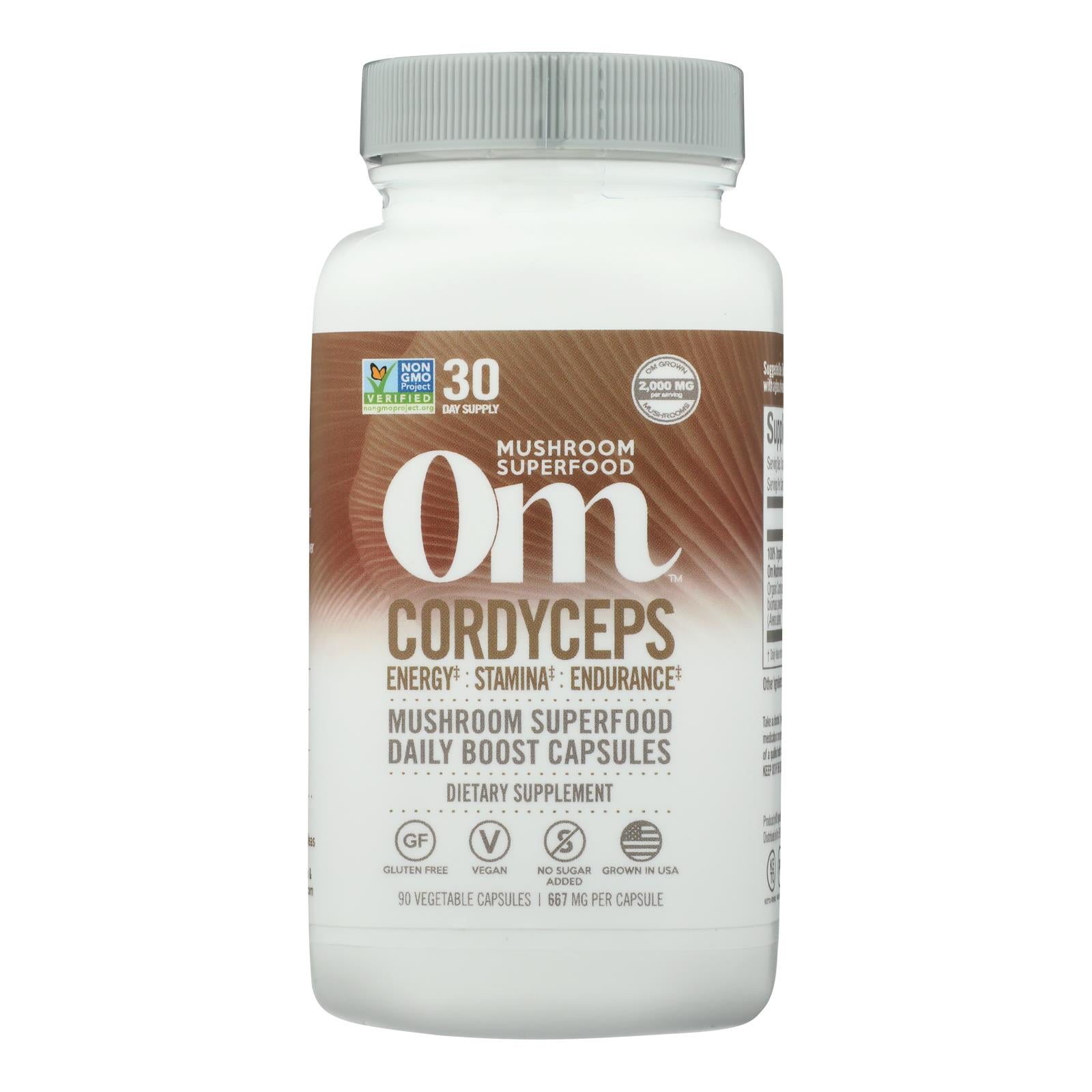 Organic Mushroom Nutrition - Mush Sprfd Crdycpts Caps - 1 Each - 90 Ct - Maras Green