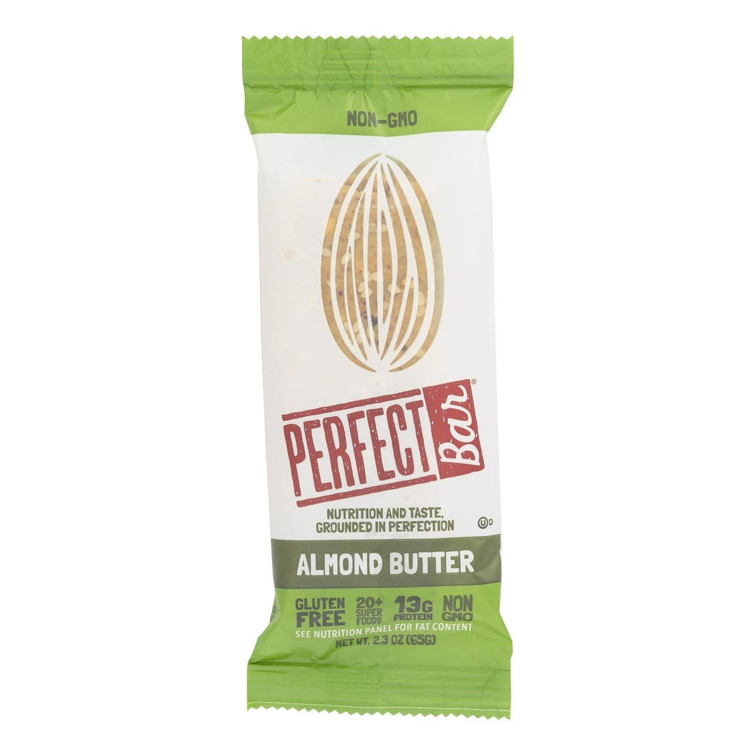 Perfect Bar Almond Butter Bar - Case Of 8 - 2.3 Oz - Maras Green