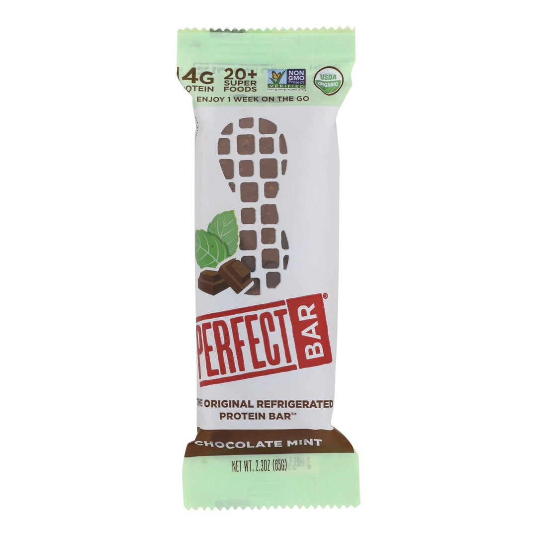 Perfect Bar - Bar Chocolate Mint - Case Of 8 - 2.3 Oz - Maras Green