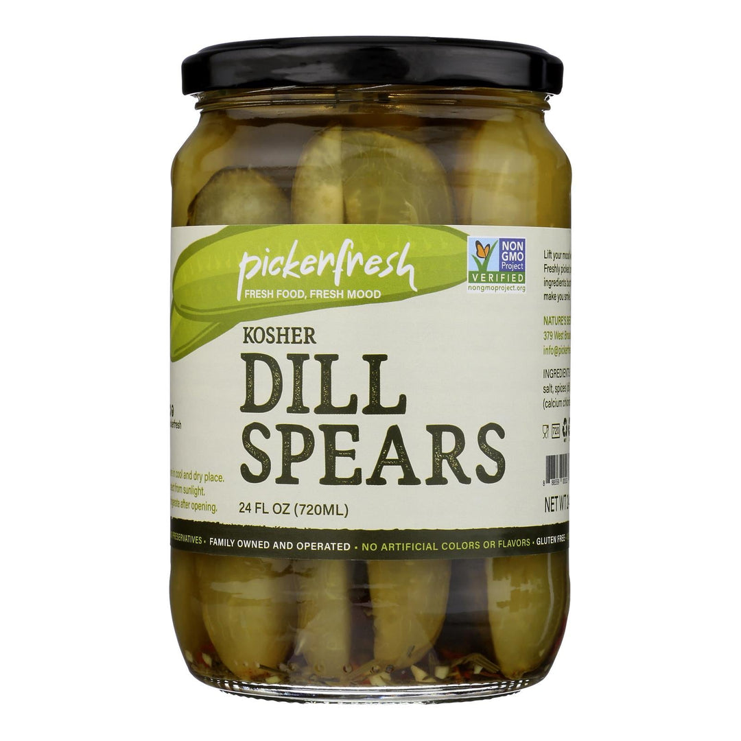 Pickerfresh - Dill Kosher Spears - Case Of 6 - 24 Oz - Maras Green