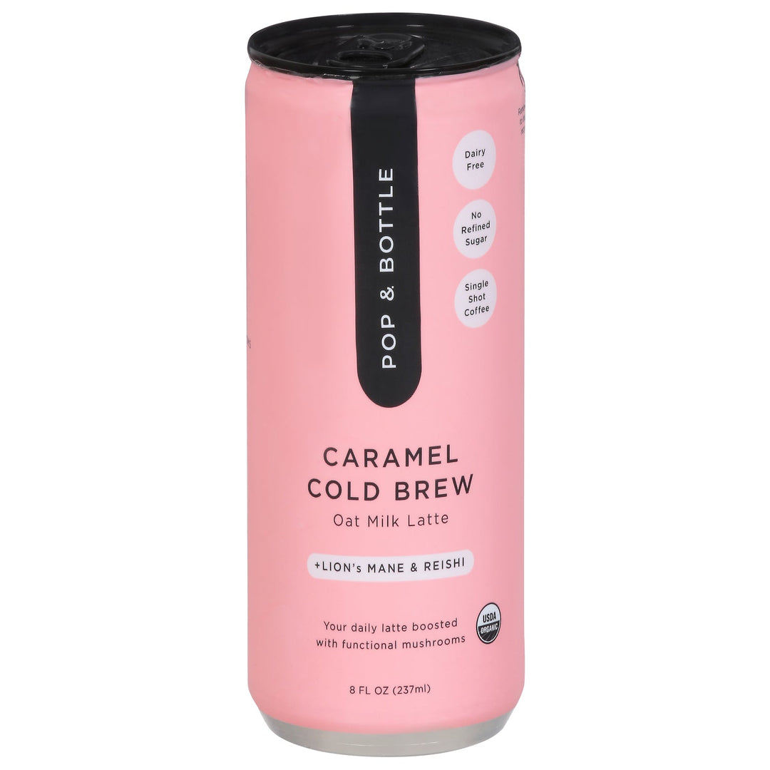 Pop & Bottle - Cld/brw Caramel Latte - Case Of 12 - 8 Fz - Maras Green