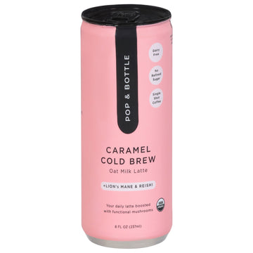 Pop & Bottle - Cld/brw Caramel Latte - Case Of 12 - 8 Fz - Maras Green