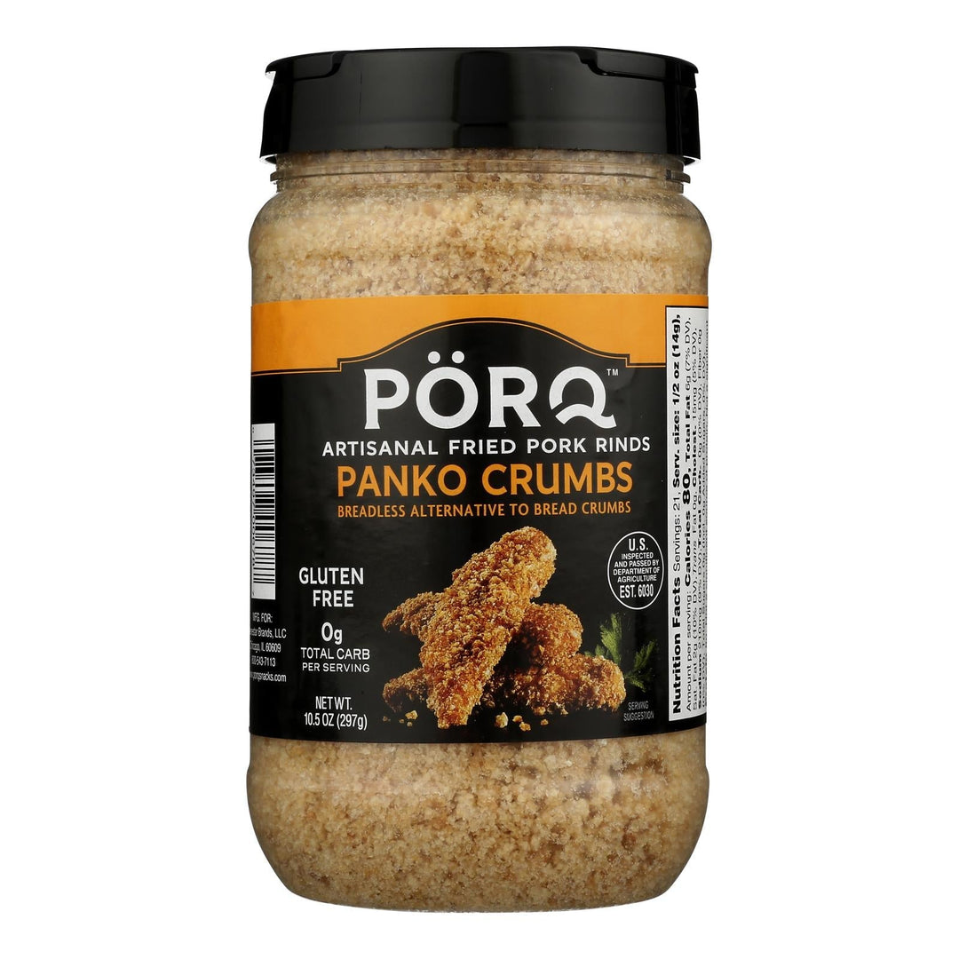 Porq - Panko Crumbs Breadless - Case Of 6 - 10.5 Oz - Maras Green