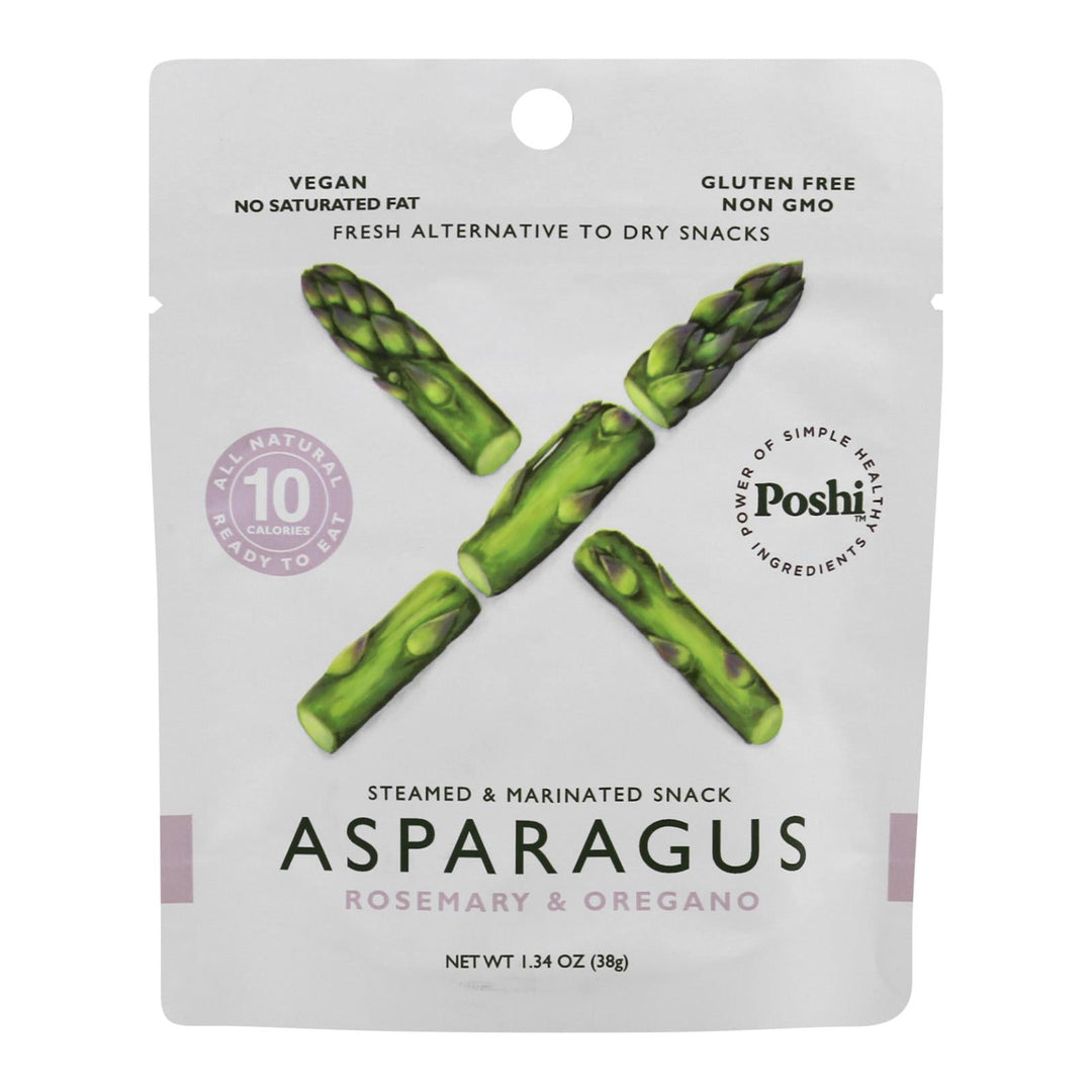 Poshi - Snack Asparagus Mrntd Veg - Case Of 10 - 1.34 Oz - Maras Green