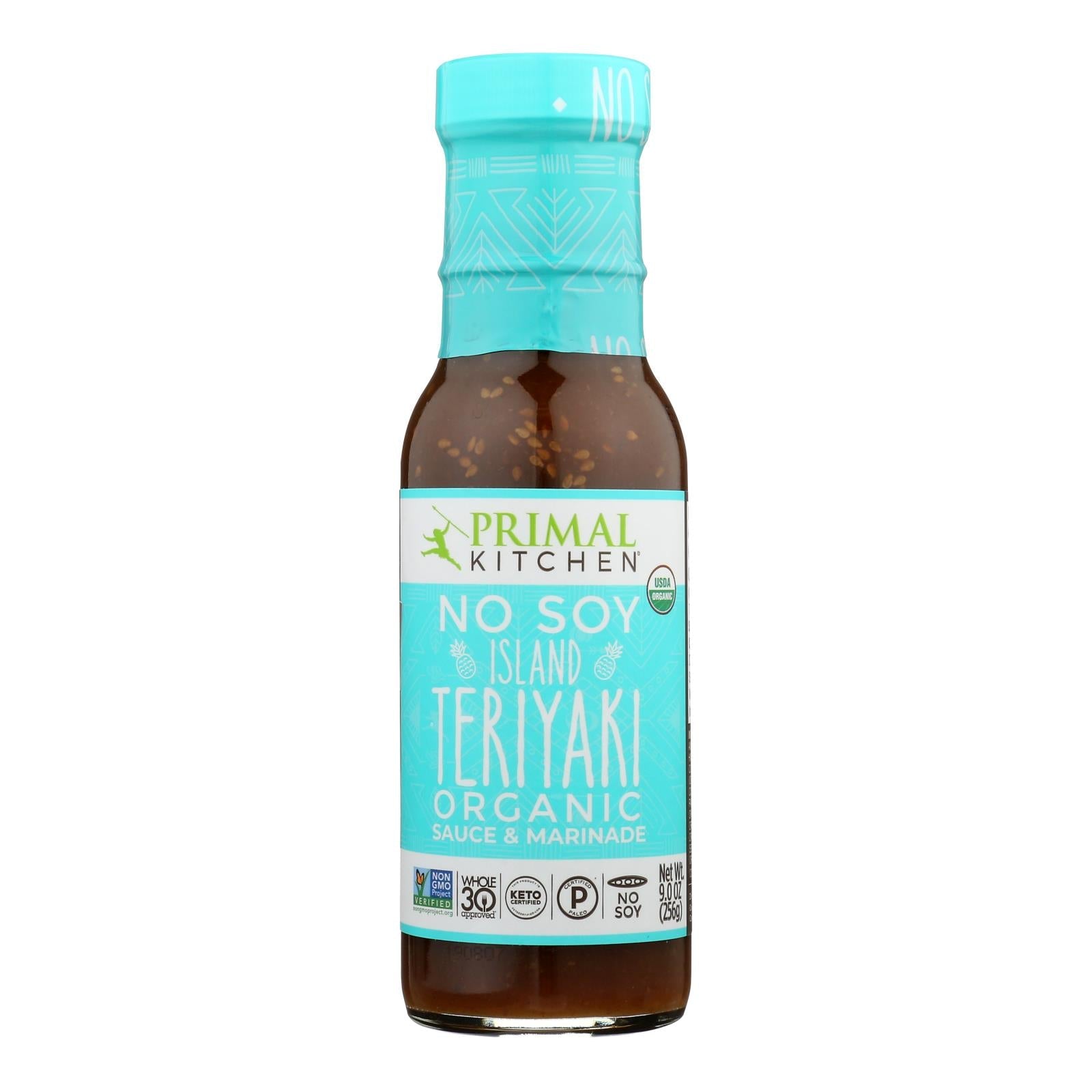 Primal Kitchen - Sauce Teriyaki Islnd No Soy - Case Of 6 - 9 Oz - Maras Green