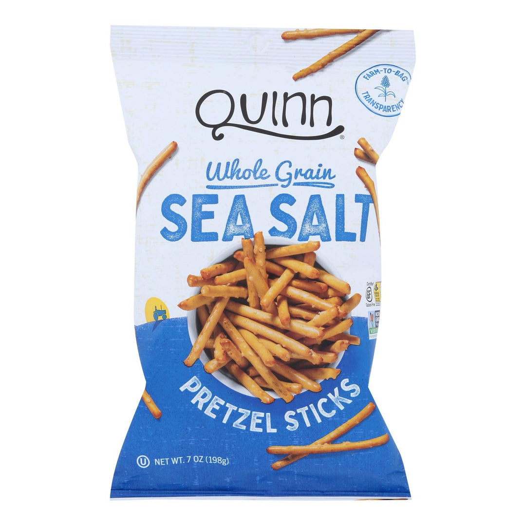 Quinn - Pretzels Classic Sea Salt - Case Of 8 - 5.6 Oz - Maras Green