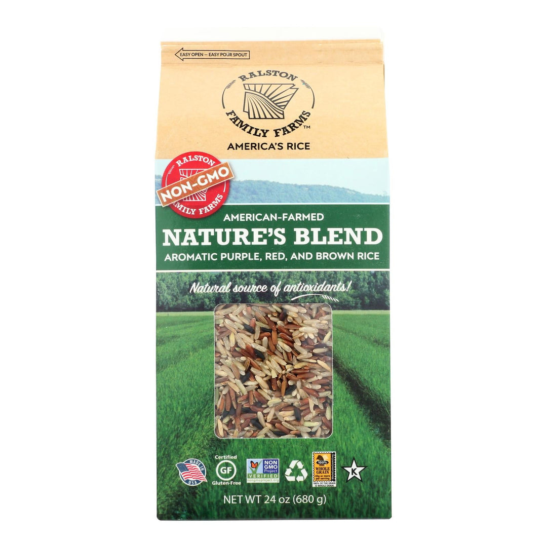Ralston Family Farms - Rice Nature S Blend - Case Of 6 - 24 Oz - Maras Green