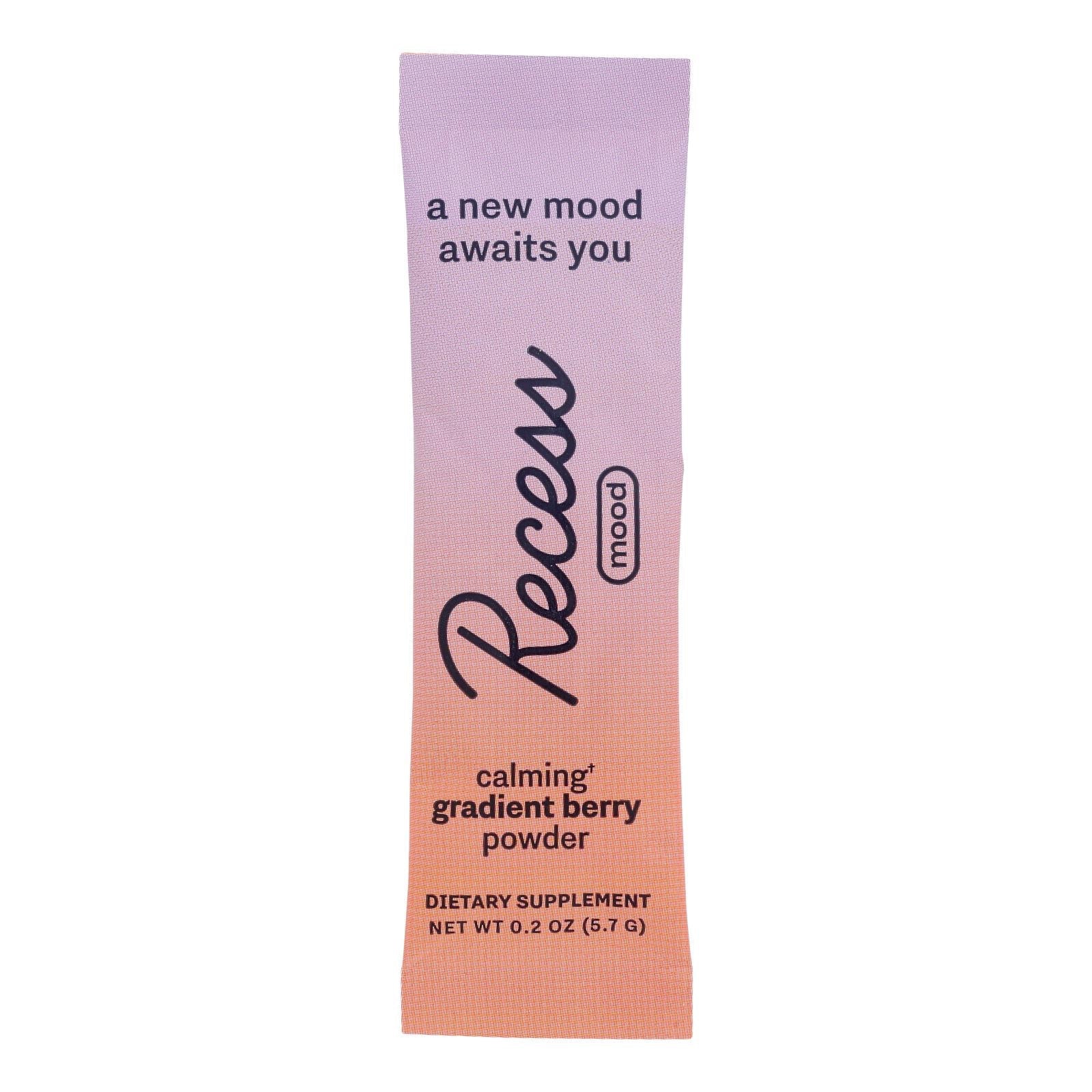 Recess - Mood Sticks Gradient Berry - Case Of 10 - .2 Oz - Maras Green