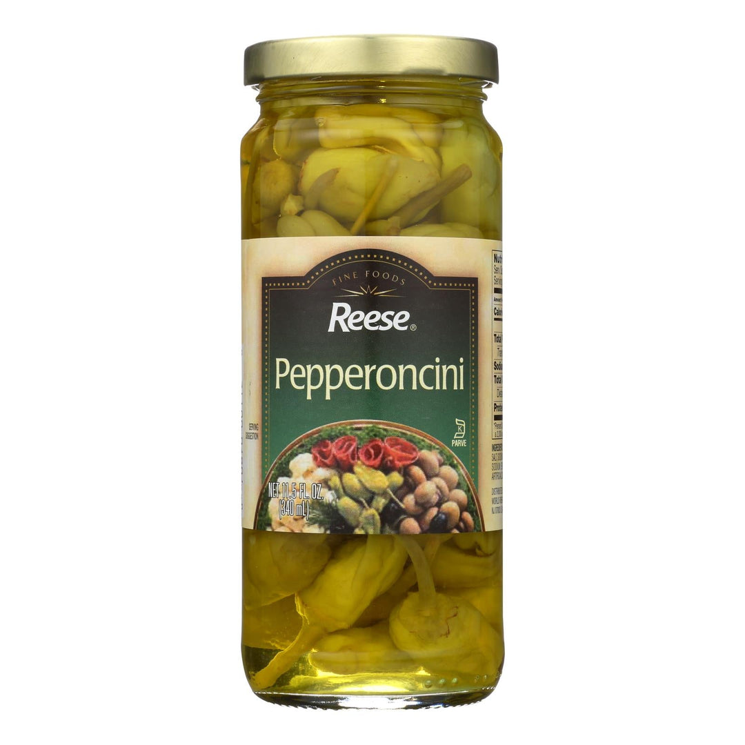 Reese Pepperoncini - Jar - Case Of 12 - 11.5 Oz - Maras Green