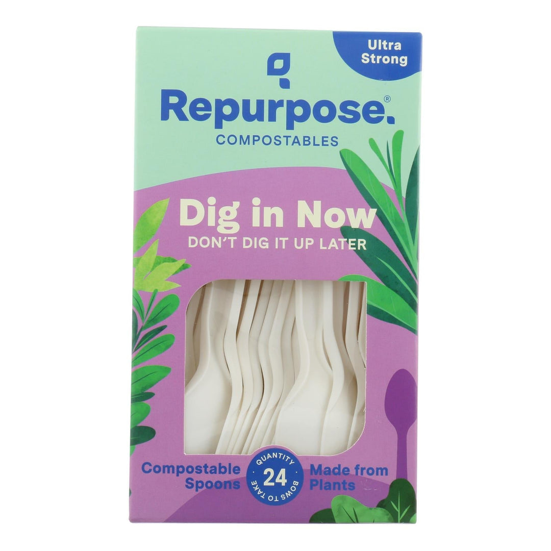 Repurpose Spoons - High Heat - Case Of 20 - 24 Count - Maras Green