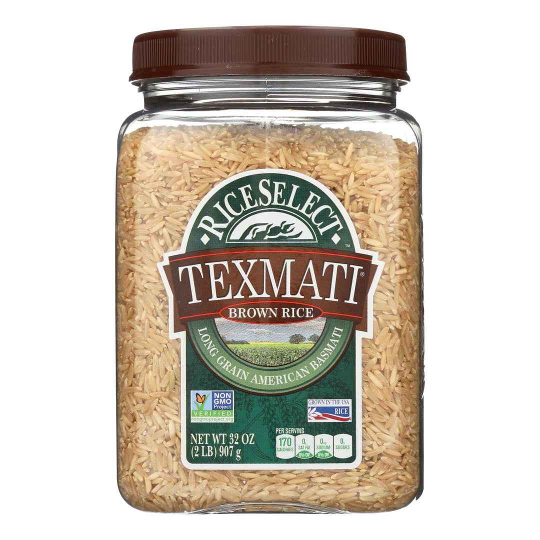 Rice Select Texmati Rice - Brown - Case Of 4 - 32 Oz. - Maras Green