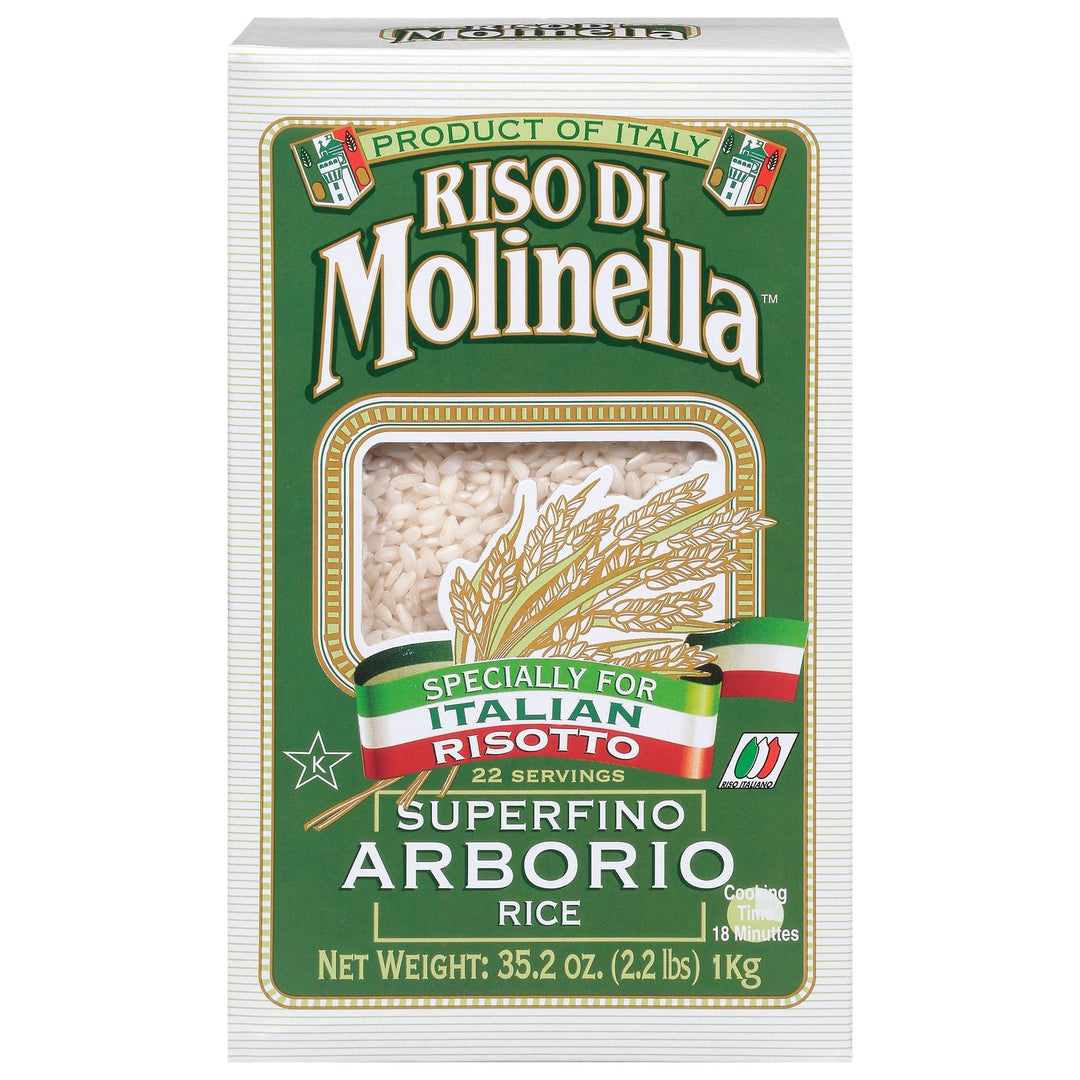 Riso Di Molinella - Rice Superfino Arborio - Case Of 10 - 2.2 Lb - Maras Green