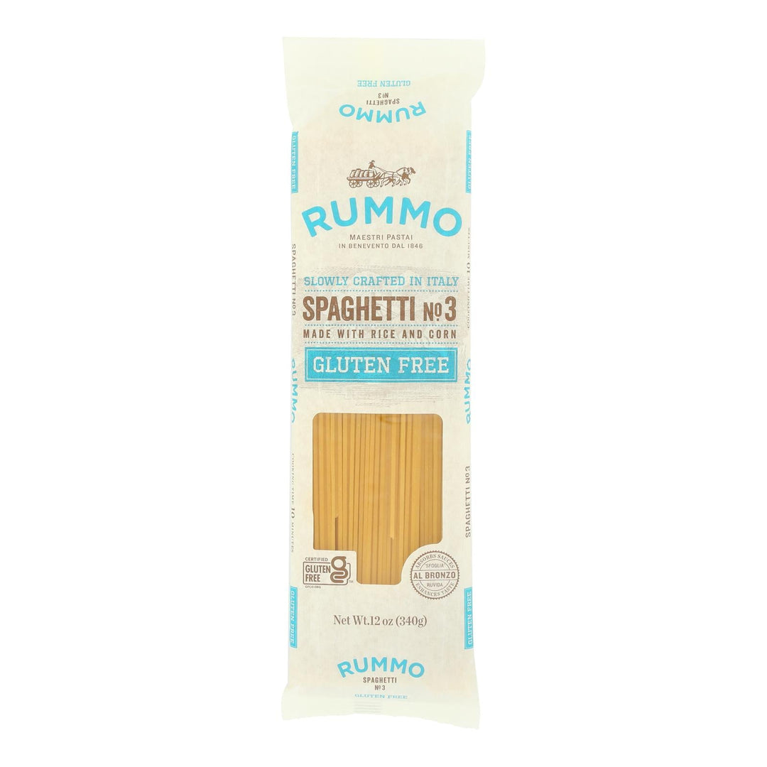 Rummo - Pasta Gluten Free Spaghetti - Case Of 12 - 12 Oz - Maras Green
