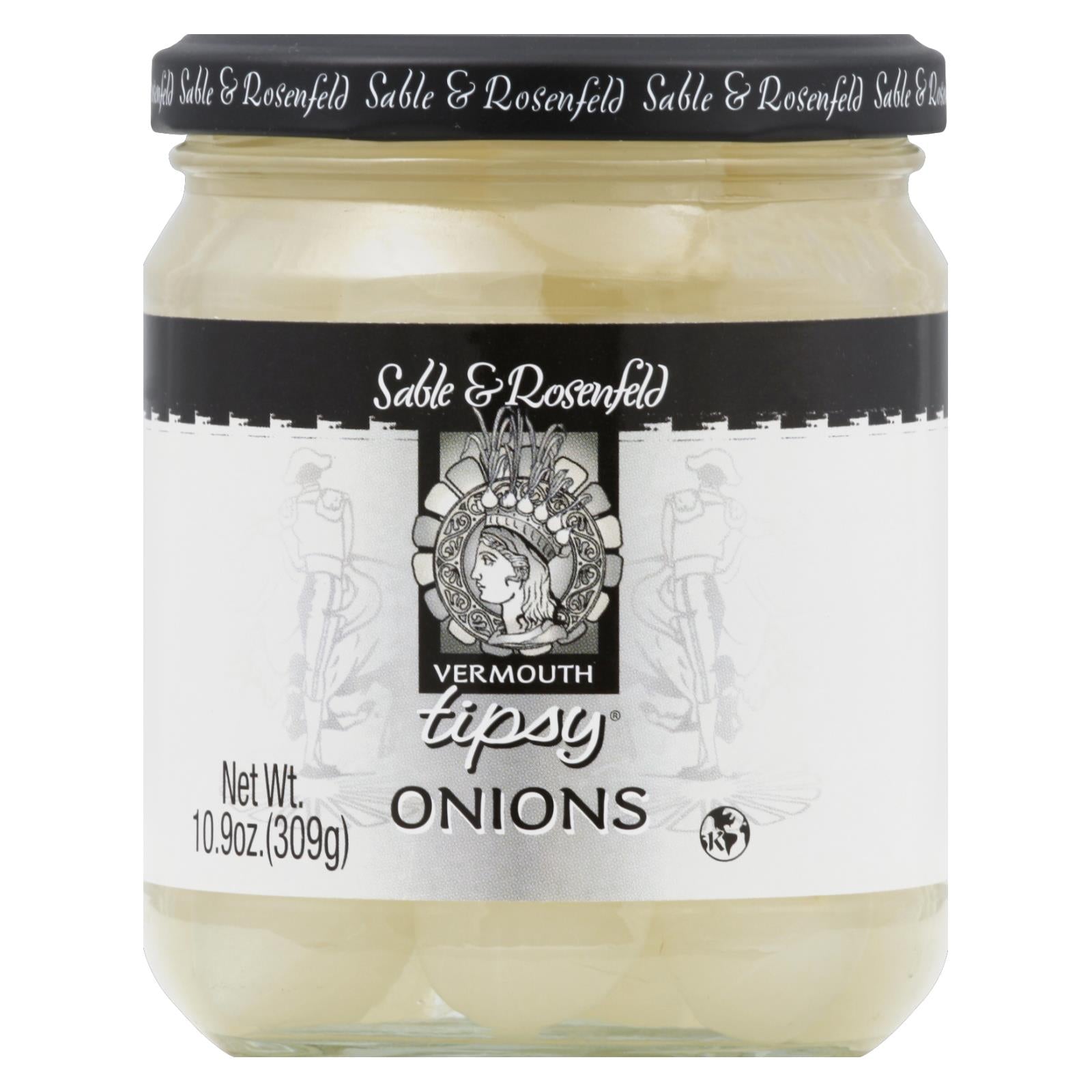Sable And Rosenfeld Vermouth Tipsy - Onions - Case Of 6 - 10.9 Oz. - Maras Green