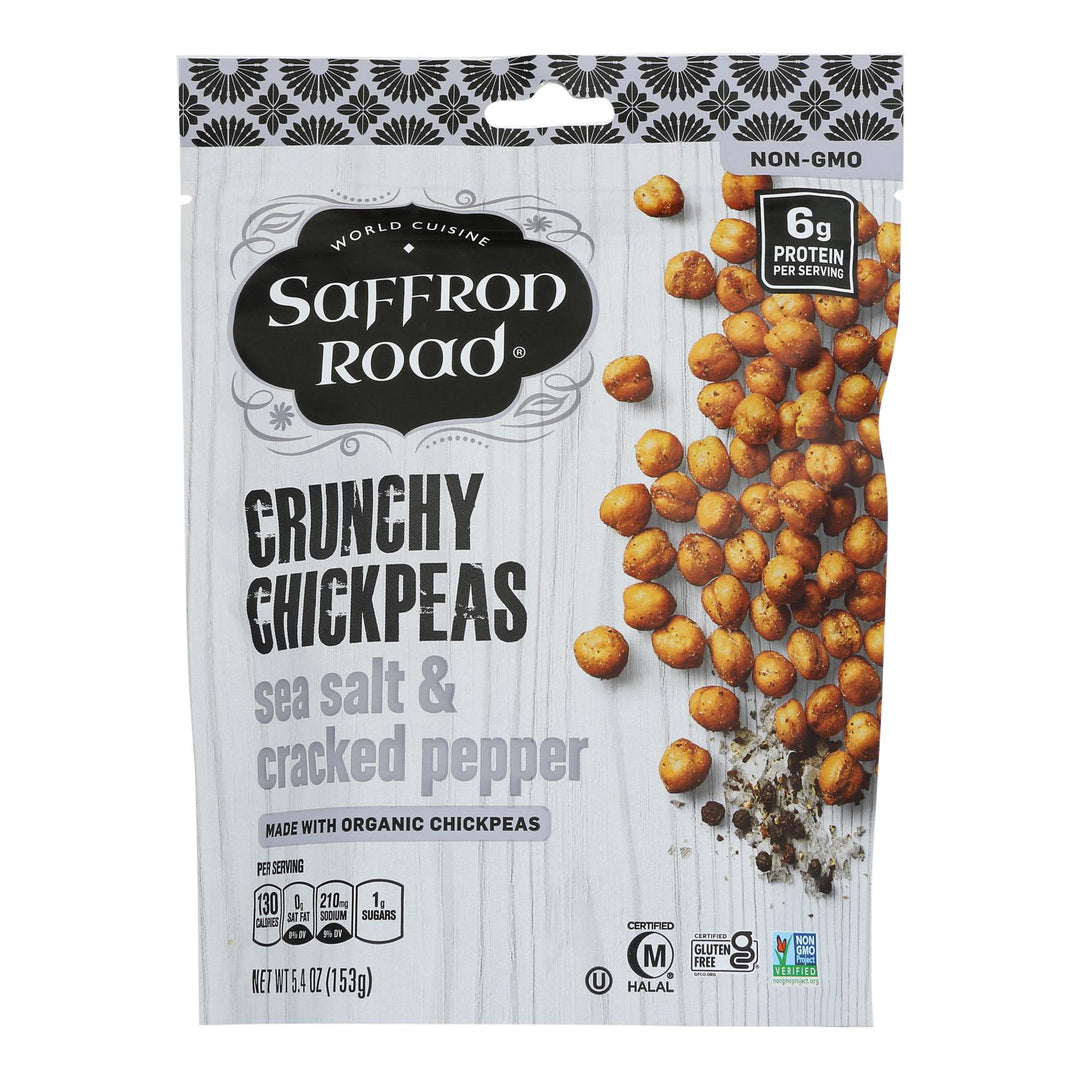 Saffron Road - Chickp Crnchy Sslt&p - Case Of 6 - 5.4 Oz - Maras Green