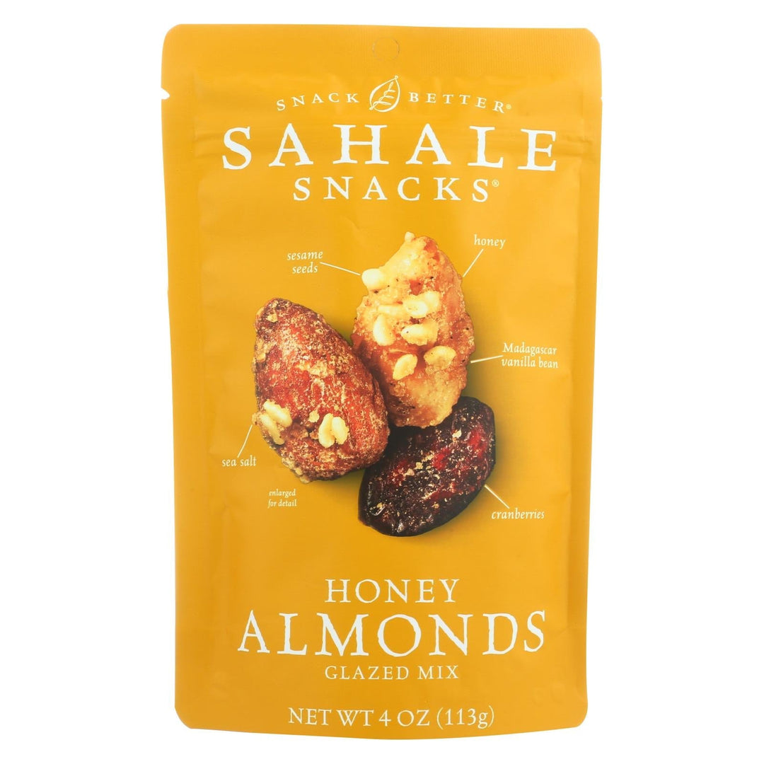 Sahale Snacks Glazed Nuts - Balsamic Almonds - Case Of 6 - 4 Oz. - Maras Green