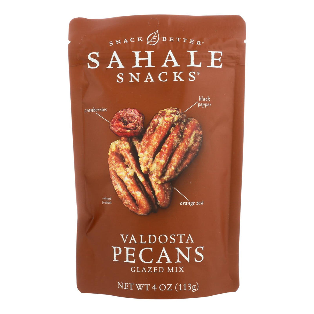Sahale Snacks Valdosta Pecans Glazed - Mix - Case Of 6 - 4 Oz. - Maras Green