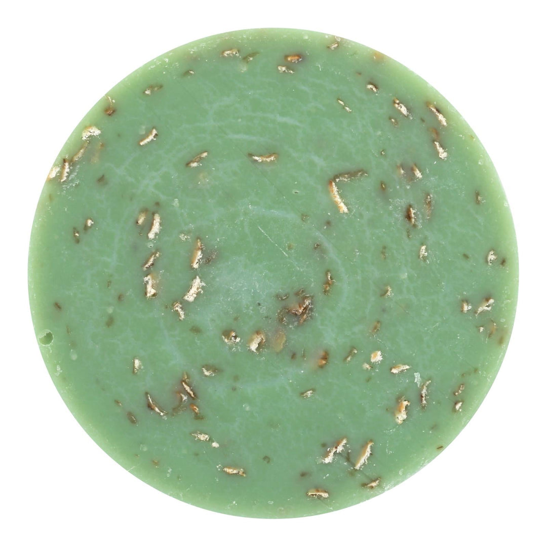 Sappo Hill Soapworks Bar Soap - Glycerine Creme - Aloe Oatmeal - 3.5 Oz - Case Of 12 - Maras Green