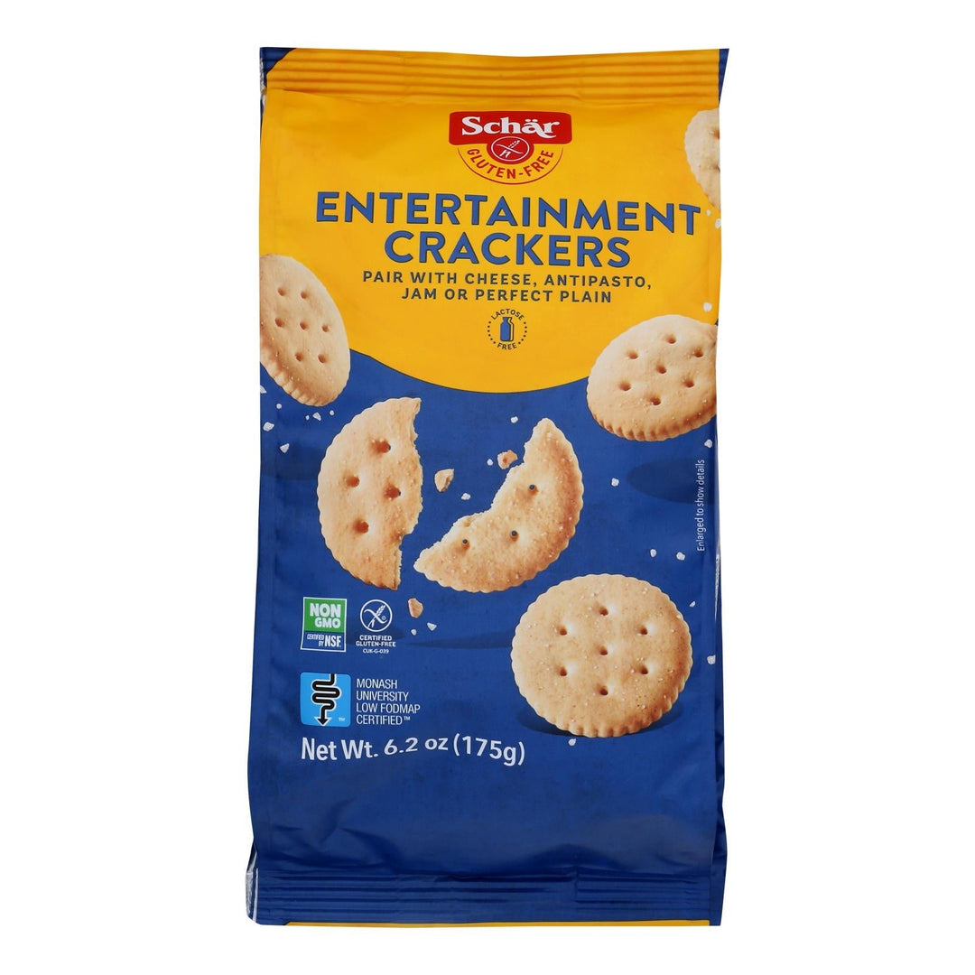 Schar - Crackers Entertain Gluten Free - Case Of 5 - 6.2 Oz - Maras Green