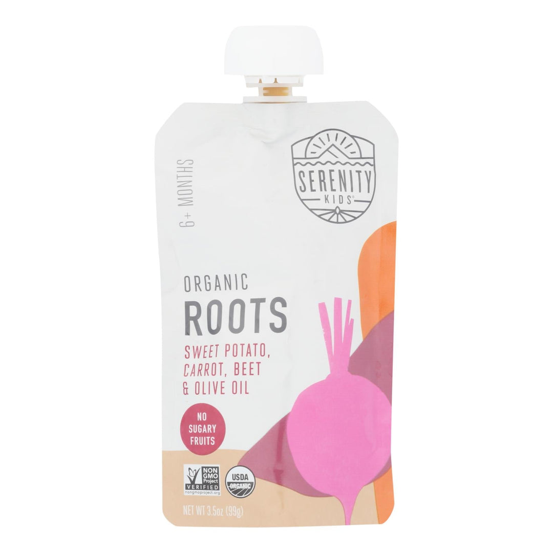 Serenity Kids Llc - Pouch Roots - Case Of 6 - 3.5 Oz - Maras Green