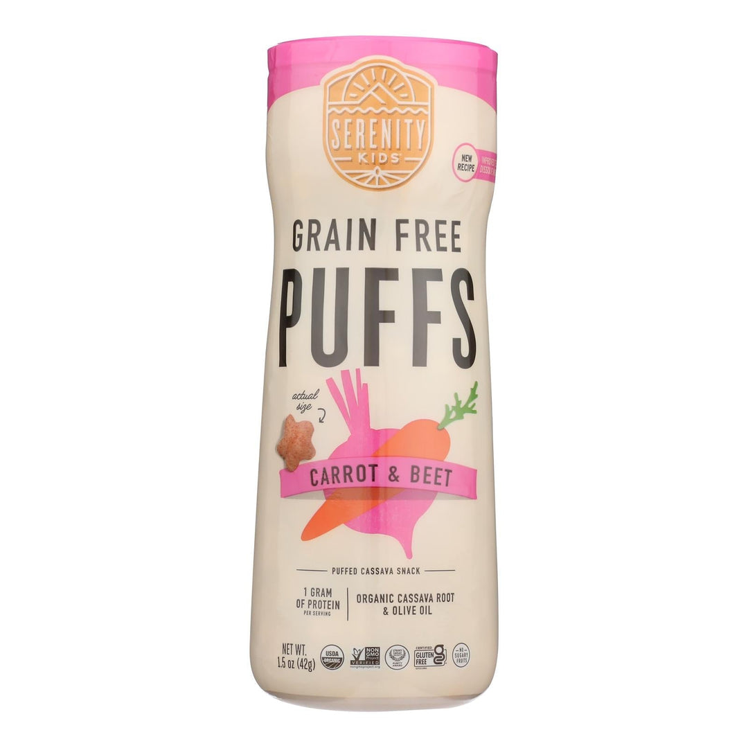 Serenity Kids - Puff Crt Beet Veg - Case Of 6 - 1.5 Oz - Maras Green