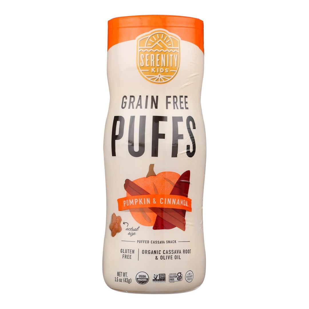 Serenity Kids - Puffs Pumpkin Cinnamon - Case Of 6 - 1.5 Oz - Maras Green