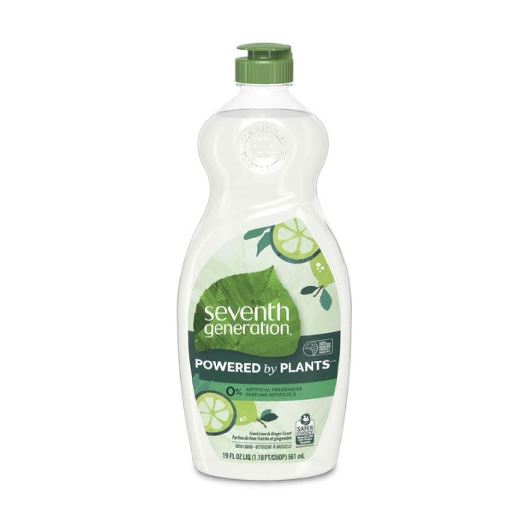 Seventh Generation - Dish Liquid Lime Ginger - Case Of 6 - 19 Fz - Maras Green