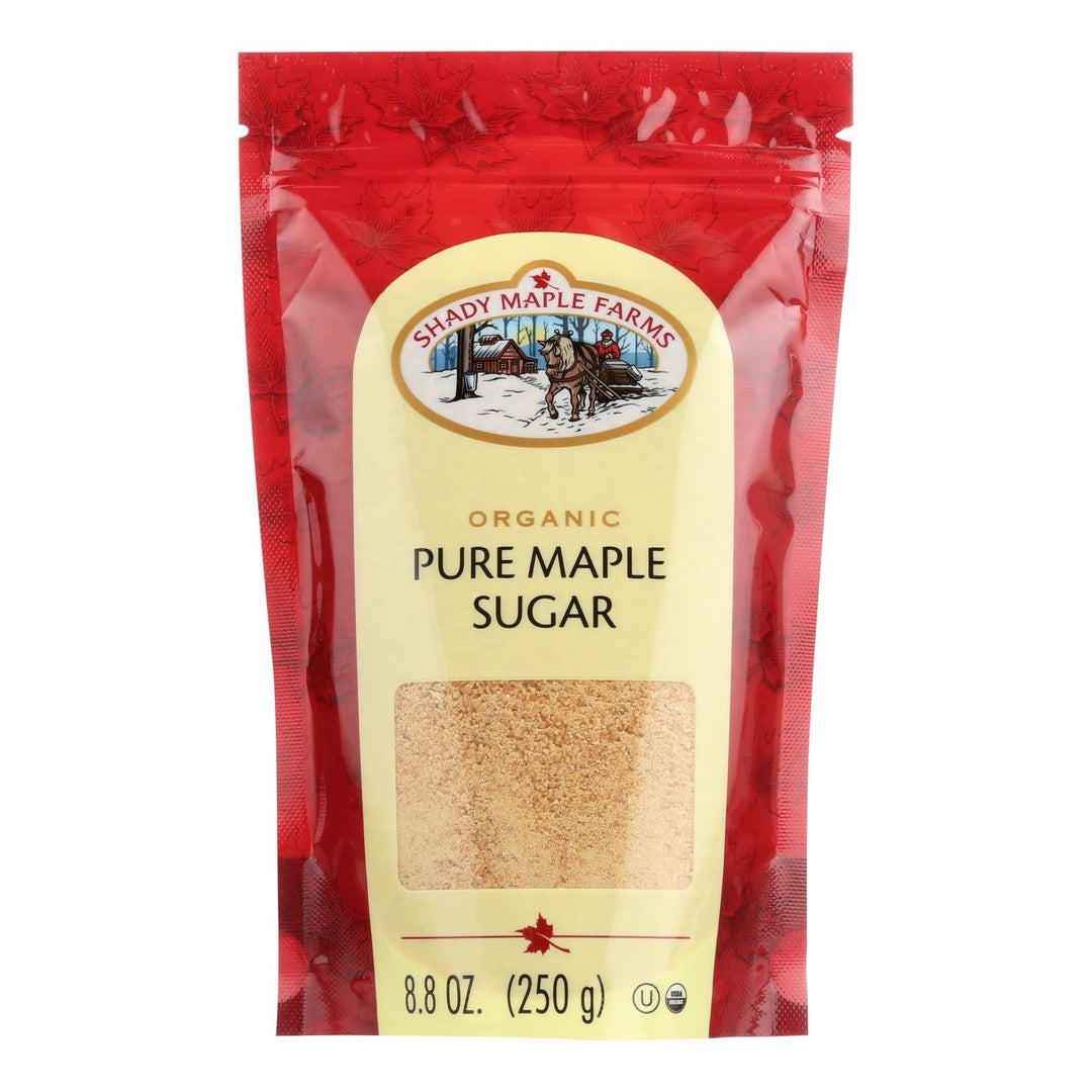 Shady Maple Farms 100 Percent Pure Organic Maple Sugar - Case Of 8 - 8.8 Oz. - Maras Green