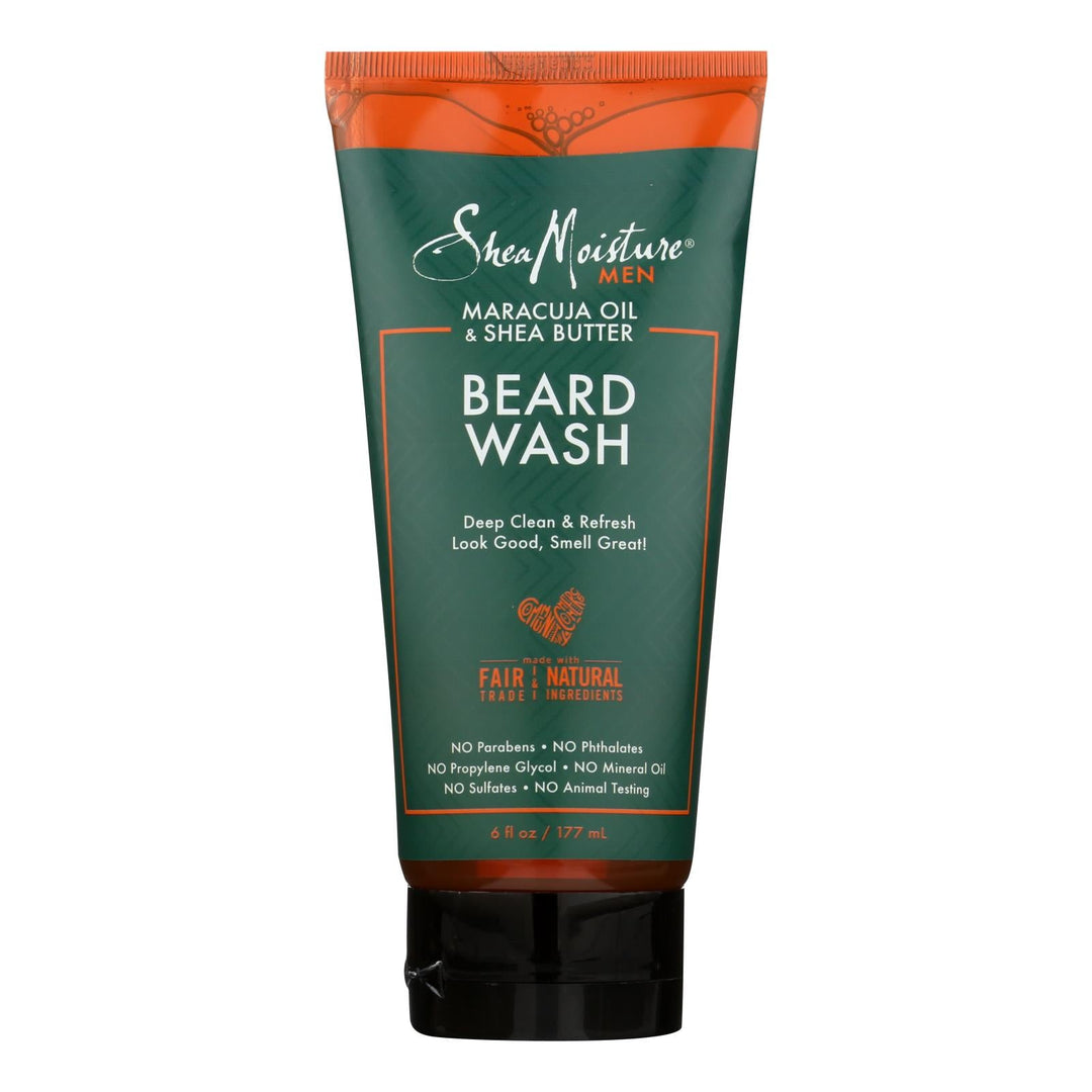 Shea Moisture - Beard Wash Maracuja&shea - 1 Each - 6 Oz - Maras Green